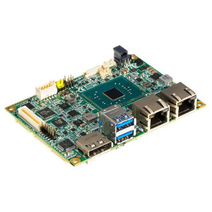 Axiomtek PICO318 Pico-ITX Motherboard, Intel Pentium N4200 and Celeron N3350/J3455, LVDS, 2 GbE LAN, 4 USB